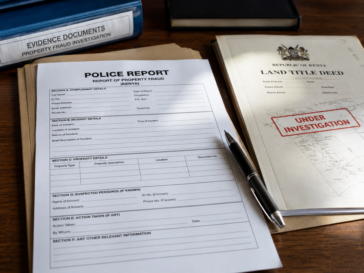 How to Report Property Fraud in Kenya: Where, How & What to Expect